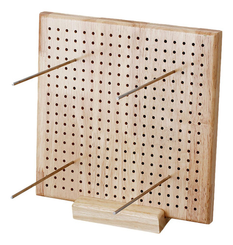 Tablero De Bloqueo De Crochet De Madera