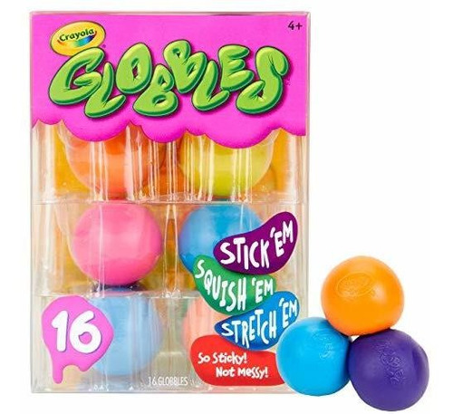 Crayola Globbles Fidget Toy, Sticky Fidget Balls, 46hso