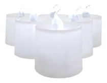 Comprar 20 Velas Led Blancas Frías Altas Pilas Incluidas. Souvenir