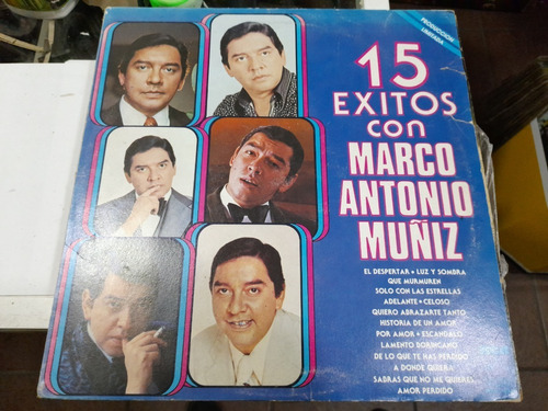 Lp Marco Antonio Muñiz 15 Exitos En Acetato,long Play