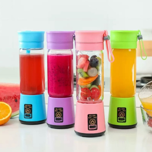 Mini Vaso Licuadora Procesadora Portatil Usb Recargable Colo