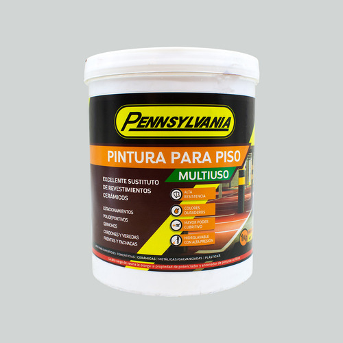 Pintura Para Pisos Color Amarillo 1 Kilo Pennsylva