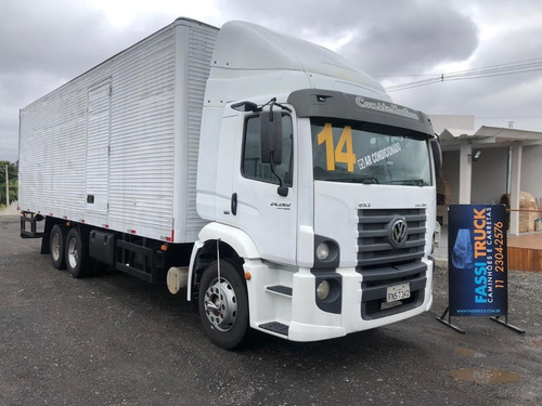 Vw 24280 6x2 Constellation Ano 2014 Bau Furgao 9,00mts 24250