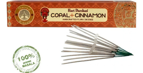 Incienso Hari Darshan, 15 Grs 15 Sticks, Copal Más Canela