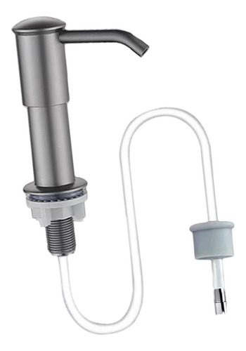 Dispensador De Jabón Para Fregadero De Cocina Con Kits Gris