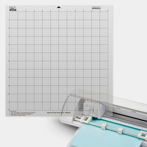 4 Esteiras De Corte 30x30 Com Cola Para Silhouette Cameo Cor Transparente