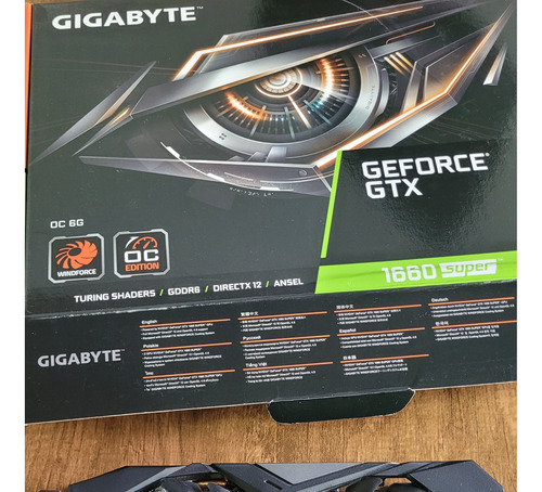 Placa De Vídeo Gtx 1660 Super 6gb Gigabyte Nvidia Geforce 