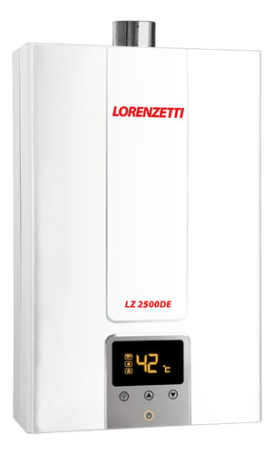 Aquecedor Água A Gás Lz 2500 Digital Lorenzetti Gn