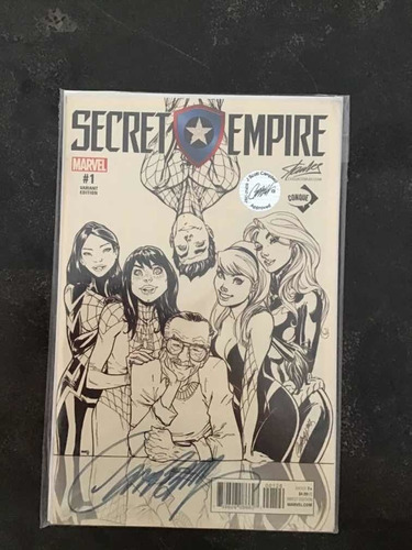 Comic Secret Empire #1 Portada Conque 2017 Firmada Campbell