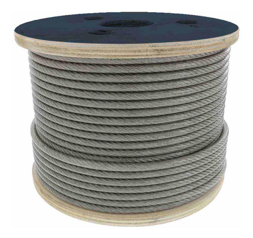 Cable De Acero Alma De Fibra Fc 6x19 5/8 Rollo 500m