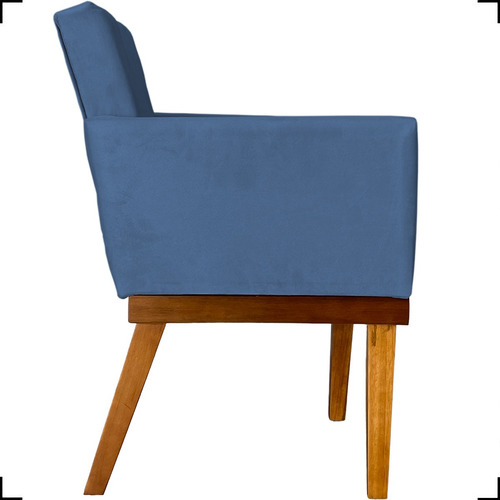 Kit de 2 sillones decorativos Mel Sala, colores de gamuza, color rosa, suave, diseño de tela de gamuza