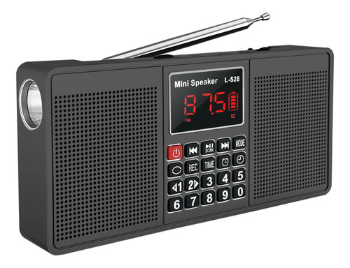 Radio Am Fm Portatil Reproductor Mp3 Bluetooth Altavoz 6 W C