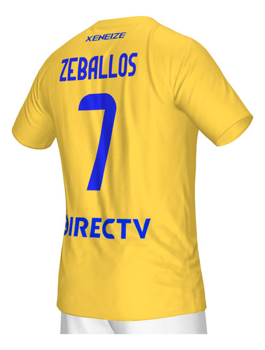 Remera Amarilla Boca Juniors - Jugadores - Algodón
