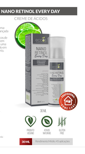 Creme De Ácidos De Alta Performace Every Day 30ml Eccos