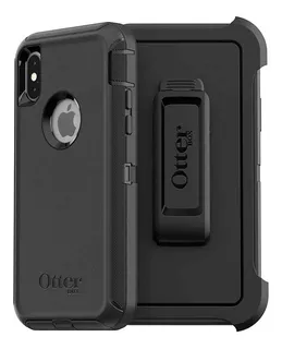 . Funda Otterbox Defender Para iPhone X Y Xs Negra Uso Rudo