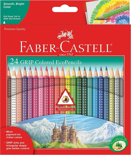 Faber Castell Set 24 Colores Preafilados Eco Colores