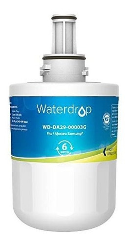 Waterdrop Da29-00003g Filtro De Agua Del Refrigerador, Reemp Color White