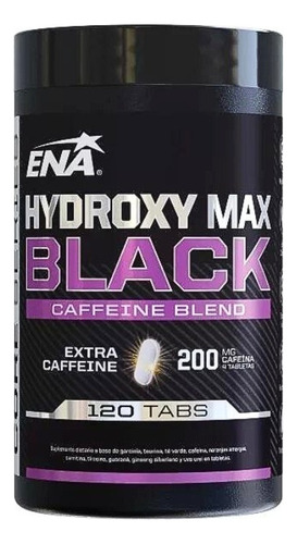 Quemador Hydroxy Max Black Ena X 120 Tabs