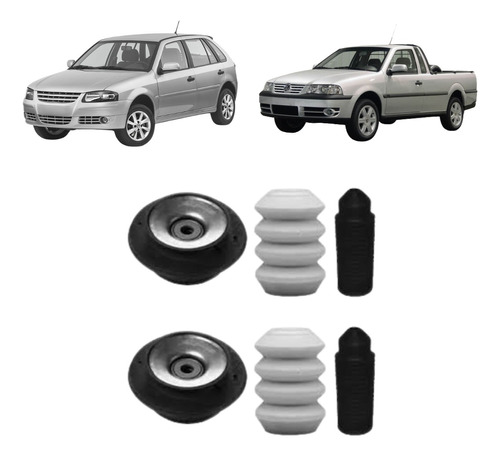 Kit X2 Cazoleta/ Tope/ Fuelle Volkswagen Gol Power / Saveiro