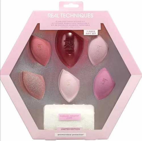 Kit De Esponjas Maquillaje Acabado Impermeable Real Techniqu