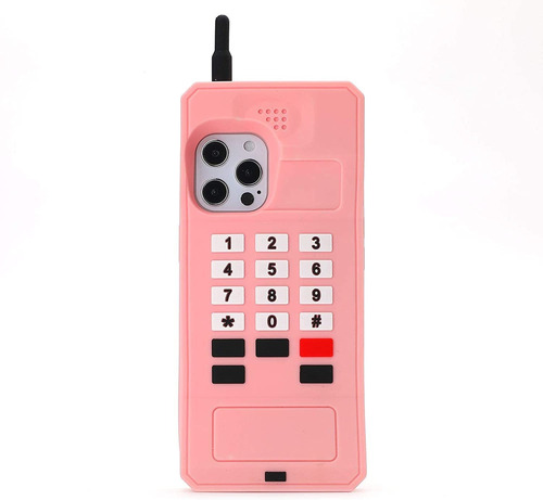 Funda Para iPhone 12 Mini - Diseno Telefono Rosa