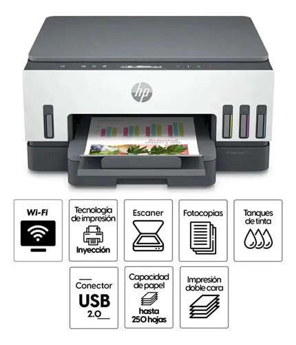 Impresora Smart Tank 720 Wireless Error E4 Blanco