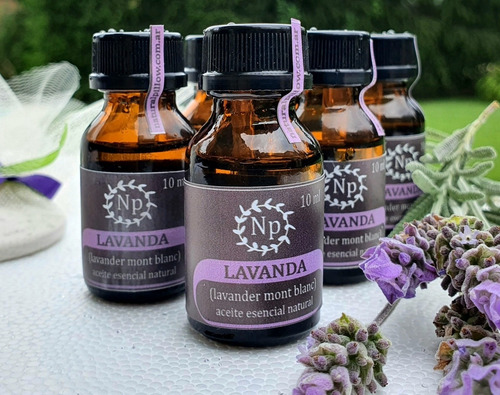 Imagen 2 de 3 de Aceite Esencial Lavanda Mont Blanc 100% Puro Aromaterapia Np