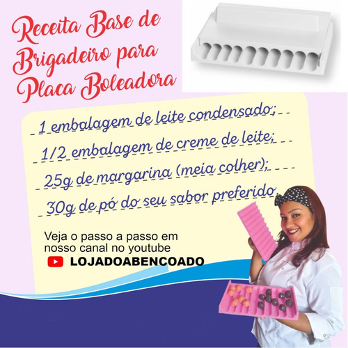 Imagem 5 de 6 de Placa Boleadora Doces Profissional Dosadora Brigadeiro
