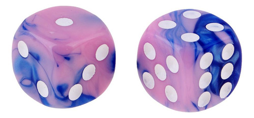 Juego De Dados De Rosa + Azul Como Se Describe Rosa + Azul