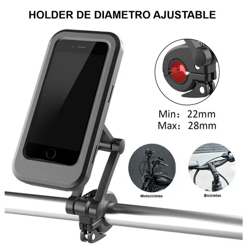 Funda Impermeable Porta Celular Bicicleta Moto.