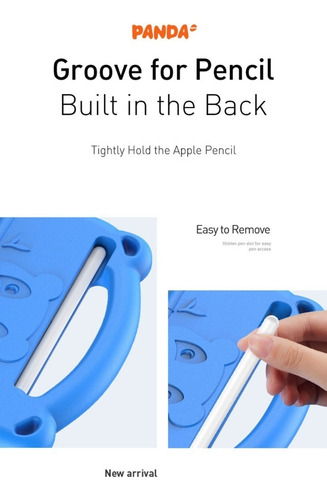 Capa Case Dux Panda Anti Impacto - iPad Mini 6 (2021) Cor Azul