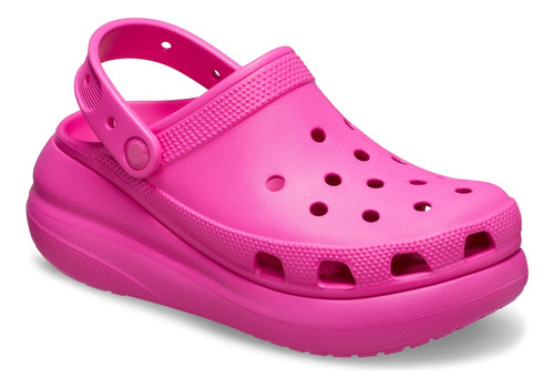 Zuecos Crocs Classic Crush Clog Rosa Mujer