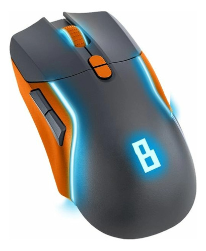 Mouse Gamer Inalámbrico Recargable Bash-3003 Color Multicolor