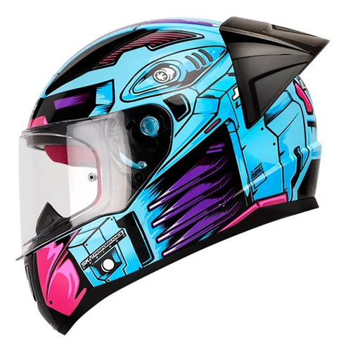 Casco Integral Ls2 Certificado + Pinlock Dama Mujer Brillo