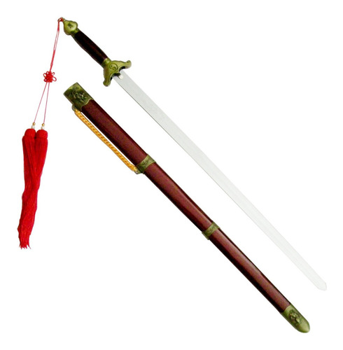 Espada China Chien (jian) Modelo Yin Yang Bordeax