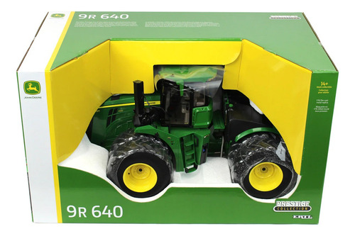1:16 Tractor John Deere 9r 640 Con Dobles Ertl Prestige Verde