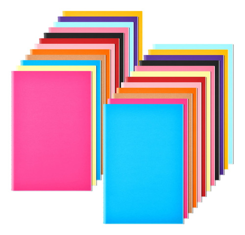 Coopay Paquete De 24 Cuadernos Coloridos A Granel, Tamao A5,