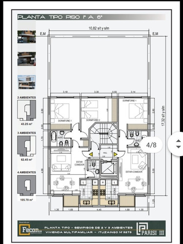 Imagen 4 de 7 de Departamentos 3 Ambientes En Pozo