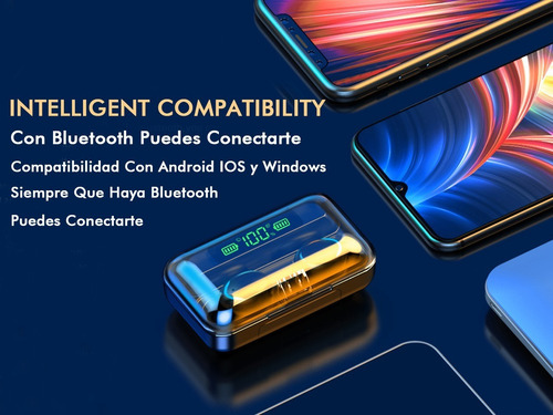 Audífonos Impermeables Con Manos Libres Y Bluetooth 5.0