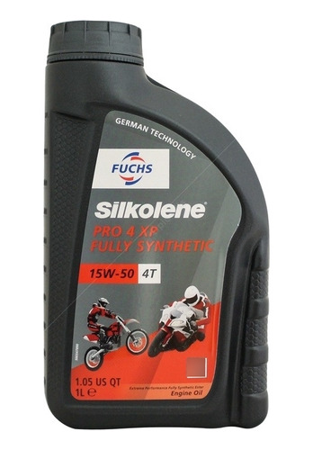 Óleo Lubrificante Fuchs 4t Silkolene 15w50 Pro 4xp Sintético