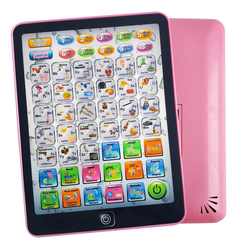 Tablet Aprendizaje Didáctica Educativa Inglés/español - 8145 Rosa