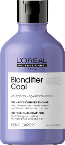 Loreal Blondifier Cool Shampoo Matizador 300ml Desamarelador