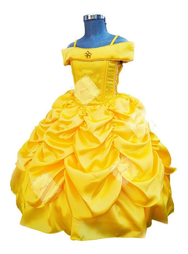 Disfraz Vestido Princesa Bella Y Bestia Disney Cumpleaños | Meses sin  intereses