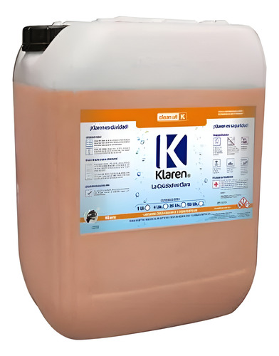 Desengrasante/desincrustante Clean All Envase De 20 Lts