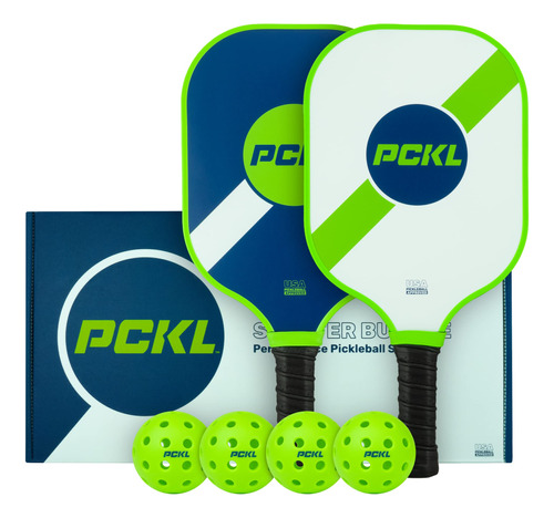 Pckl Pickleball Starter Bundle Series 2 Paletas Y 4 Bolas De