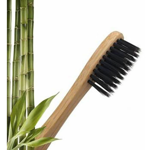 Escova Dental Natural De Bambu 34 Tufos  Orgânico Natural