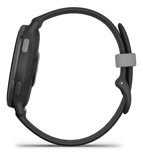 Reloj Garmin Vívoactive 5 Slate de aluminio negro, caja negra, correa negra, bisel negro