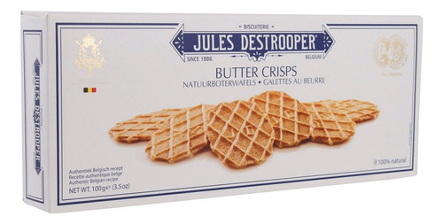 Biscoito Belga Butter Crisps Jules Destrooper 100g