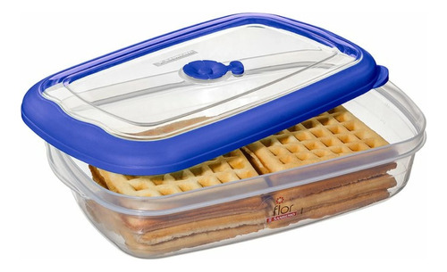 Hermetico San Remo Rectangular Snack Box Grande 2300ml.