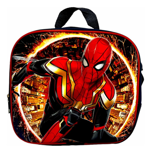 Lunchera Advengers Spiderman 3d Unicas + Premium